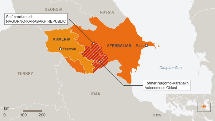 Escalada da tensão entre Armênia e Azerbaijão aumenta risco de guerra