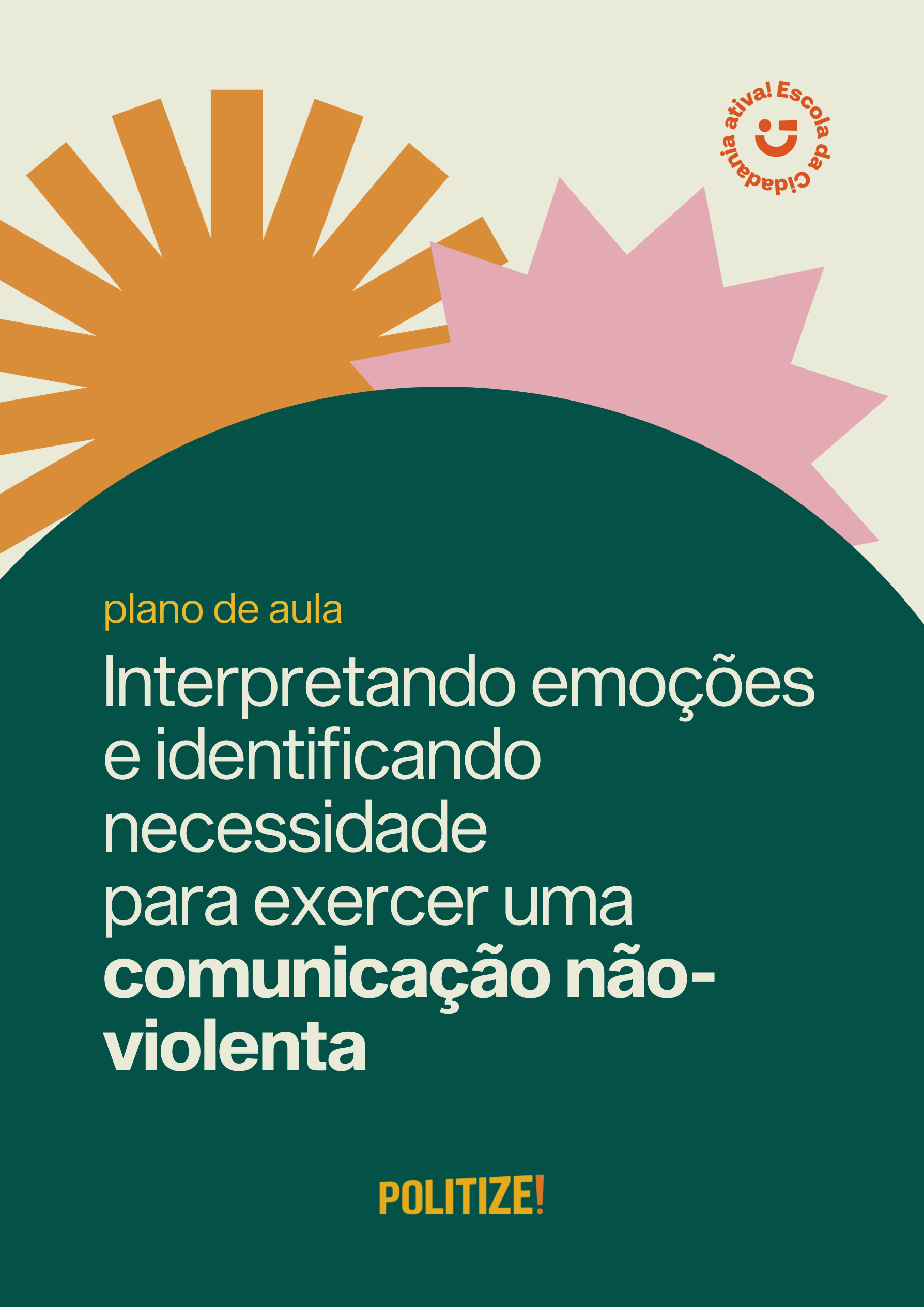 Capa Planos de Aulas - Comunicação não- violenta