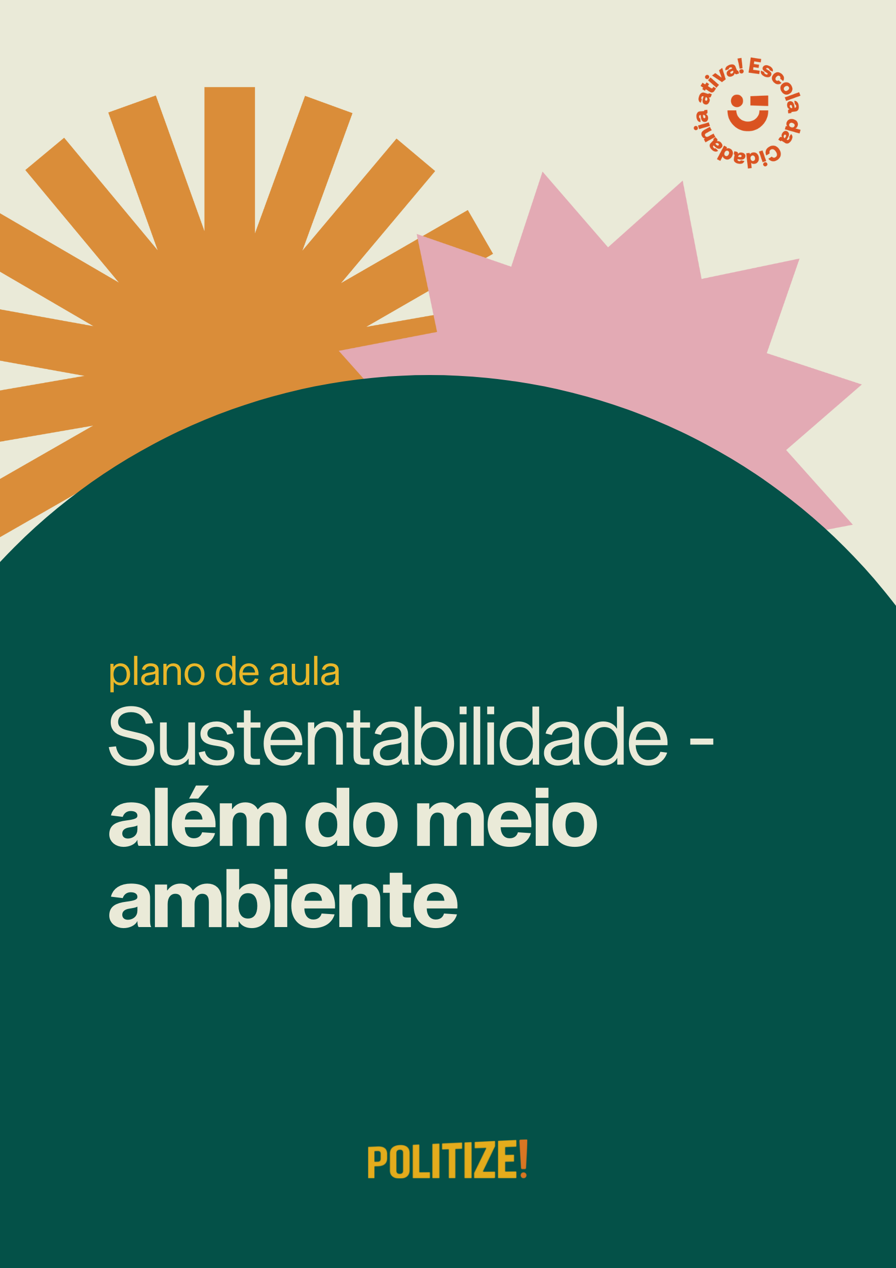 Capa Planos de Aulas - Sustentabilidade: Além do Meio Ambiente