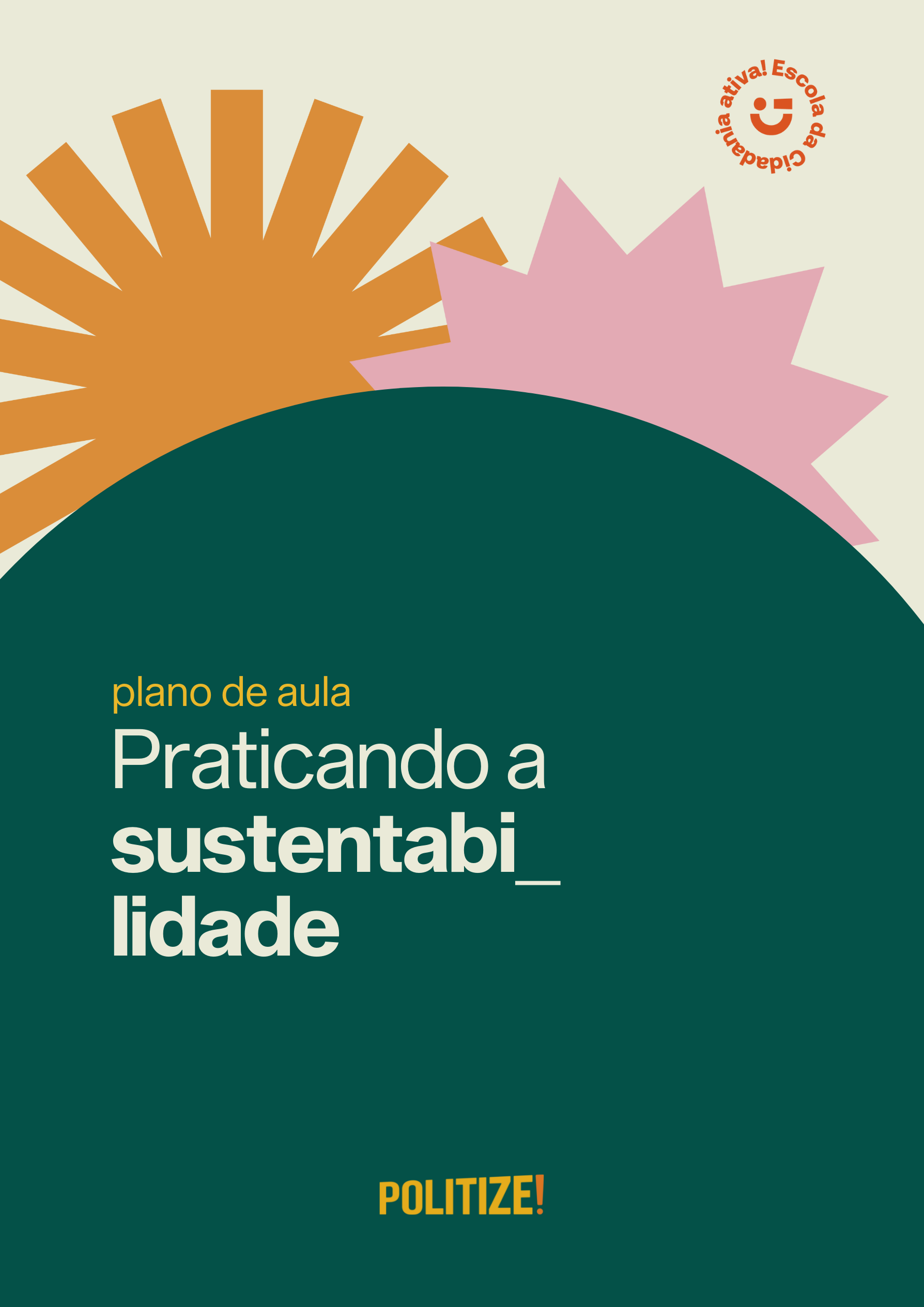 Capa Planos de Aulas - Praticando a Sustentabilidade