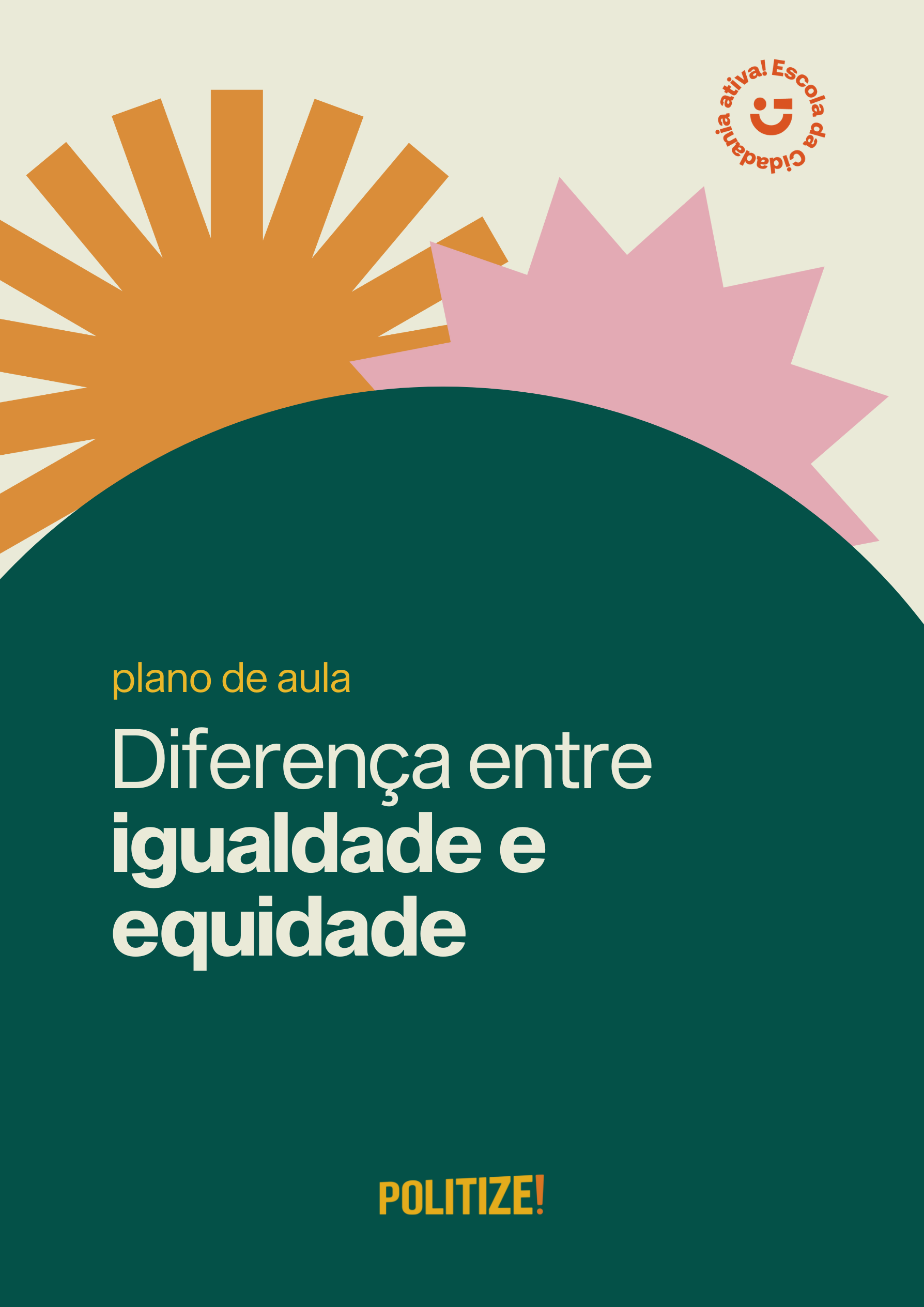 Capa Planos de Aulas - Diferença Entre Igualdade e Equidade