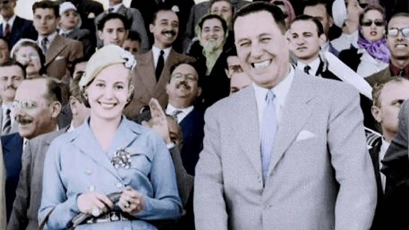 Juan e Eva Perón.