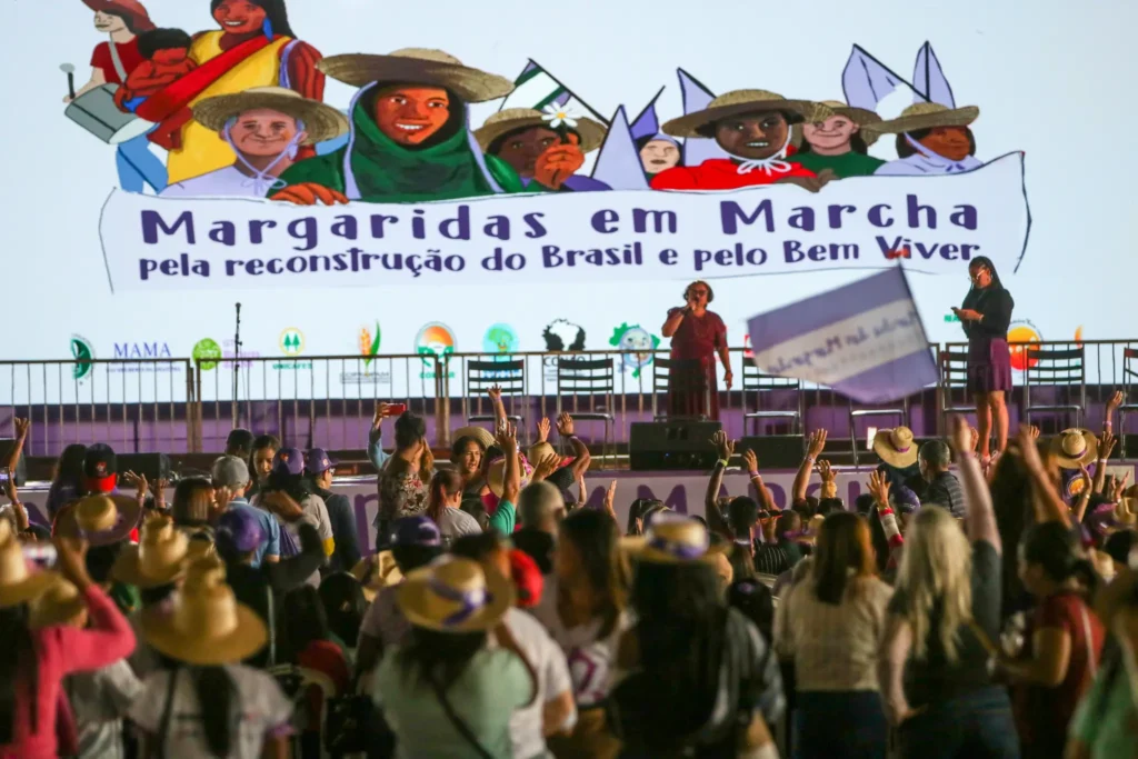 Marcha das Margaridas em Brasília/DF no dia 15/08/2023.