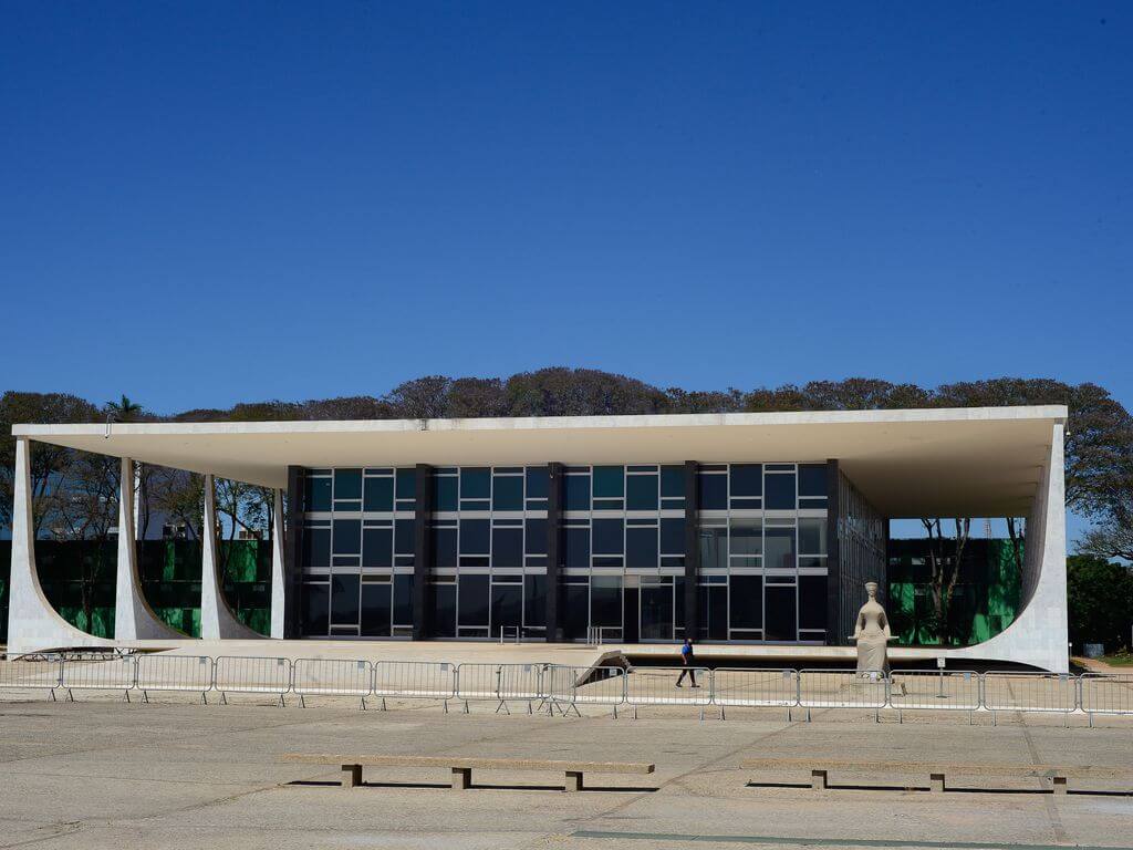 Fachada do edifício sede do Supremo Tribunal Federal - STF. (Foto: Marcello Casal/Agência Brasil)