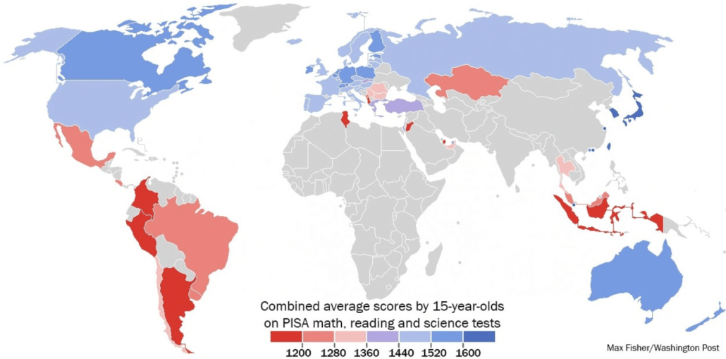 Mapa PISA