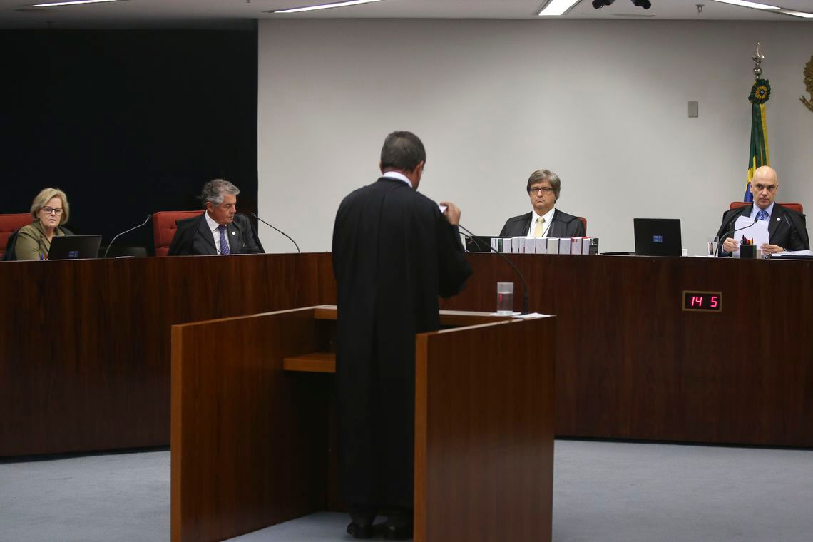 Primeira Turma do STF decide se Bolsonaro vira réu (Foto: Antonio Cruz | Agência Brasil).