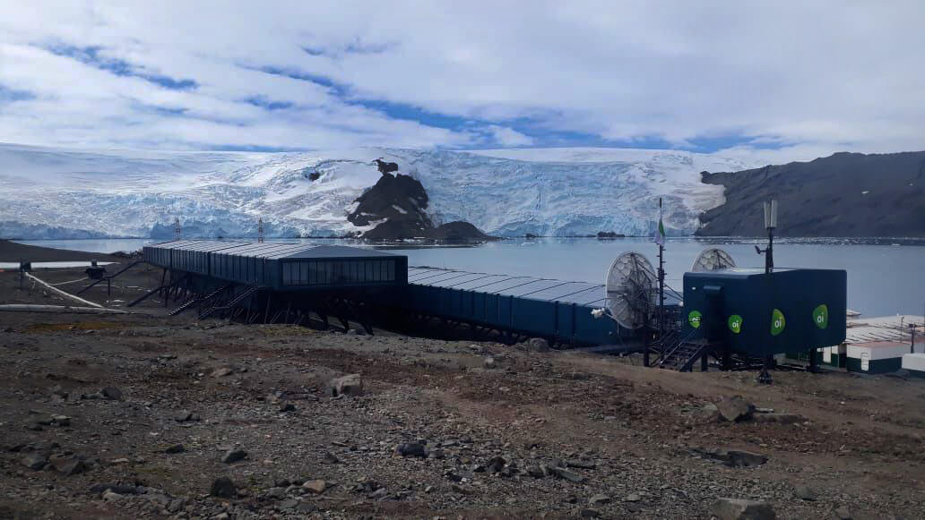 Imagem da Estação brasileira na Antártica. Conteúdo sobre "Ministério da Ciência, Tecnologia, Inovação e Comunicação - MCTIC