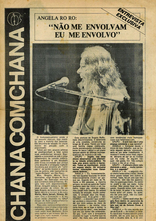 Capa da edição número 0 do jornal Chanacomchana./Imagem: Reprodução.