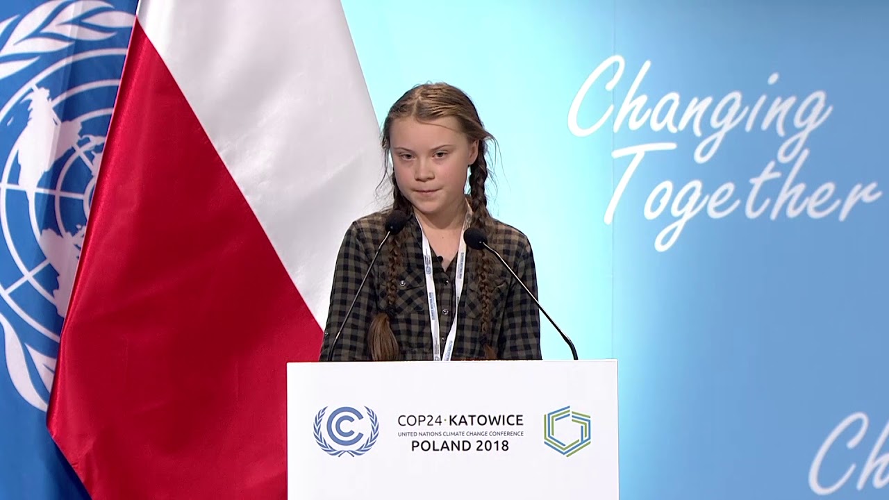 Greta Thunberg full speech at UN Climate Change COP24 Conference - YouTube