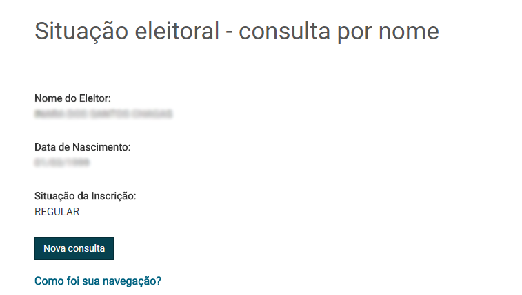 quitação eleitoral, situação eleitoral.