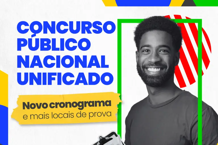 Imagem sobre o CNU na página oficial do concurso.