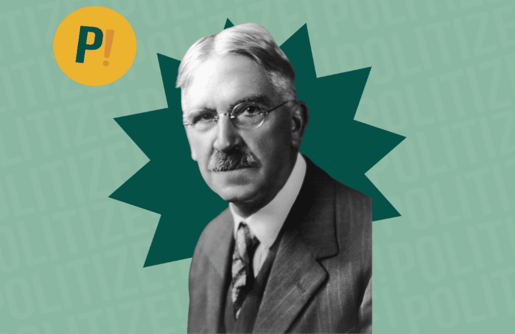 Imagem de John Dewey.