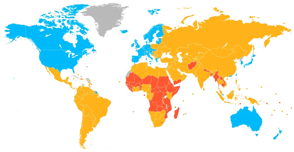 Texto: O que são países em desenvolvimento?